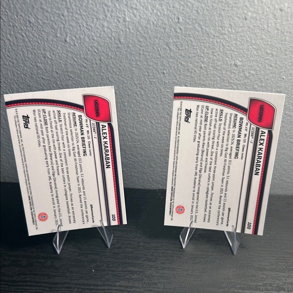 UConn Alex Karaban Set black wave Topps bowman u - Picture 2 of 2